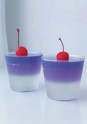 グラデーションゼリー【バタフライピー】-レシピのメイン写真