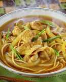 低糖質 大豆麺を使う豚カレーそば