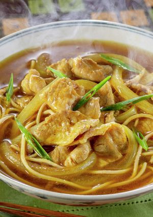 低糖質 大豆麺を使う豚カレーそば-レシピのメイン写真