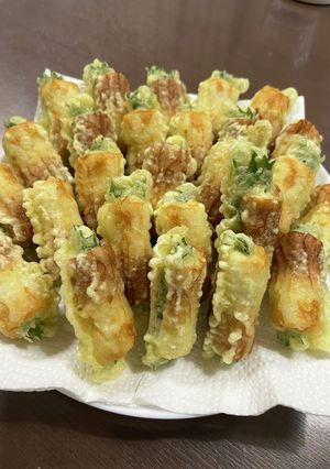納豆ちくわ大葉天ぷら(なっちく)-レシピのメイン写真