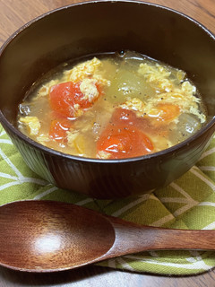 みんな大好き!トマトとたまごのスープ-レシピのメイン写真