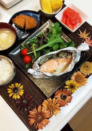秋 鮭のホイル焼き-レシピのメイン写真