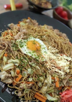 鶏ガラソースの簡単焼きそば-レシピのメイン写真