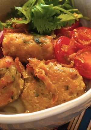 タイ唐揚げの素で作る鶏団子入りフォー-レシピのメイン写真