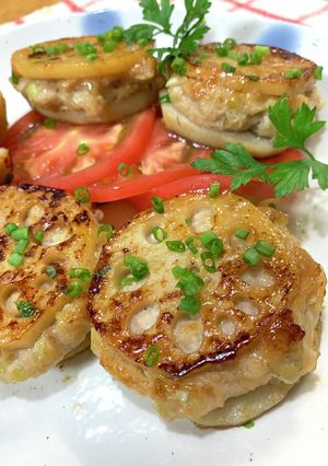 レンコンのはさみ焼き♪-レシピのメイン写真