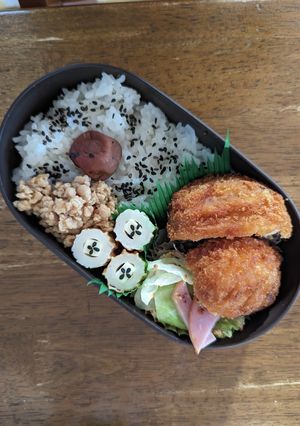 JK☆キャベツとハムのマスタード弁当♪-レシピのメイン写真