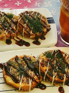 オートミールで簡単ミニお好み焼き-レシピのメイン写真