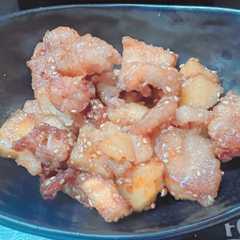 รูปของ ★れんこんとさつまいもと鶏肉の甘辛炒め★