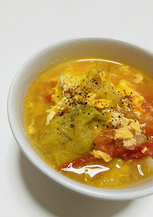 トマたまスープ-レシピのメイン写真