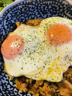 ケチャップライス&目玉焼きのオムライス-レシピのメイン写真