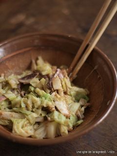 イカとキャベツのにんにく味噌和え-レシピのメイン写真