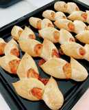 フランスパン専用粉でベーコンエピ