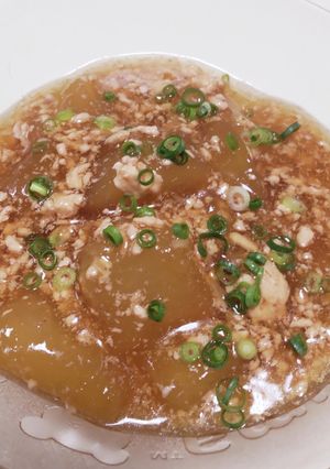 旬ですね♪冬瓜のそぼろ煮です♪とろっとろ-レシピのメイン写真