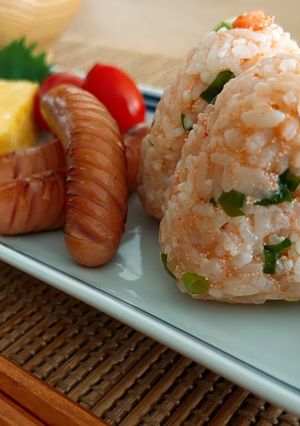 明太子バターおにぎり-レシピのメイン写真
