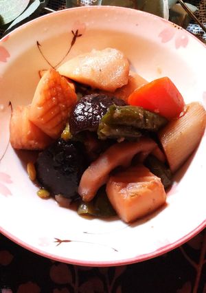 やわらかイカと野菜の煮物-レシピのメイン写真