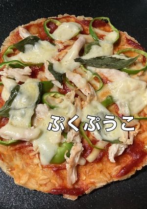フライパンでオートミールピザ-レシピのメイン写真