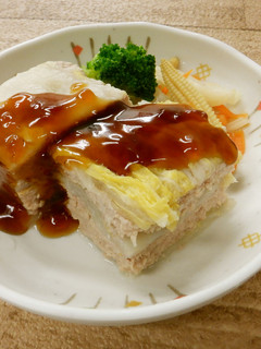 白菜と豚ミンチのはさみ蒸し-レシピのメイン写真