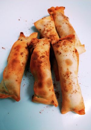餃子の皮消費！簡単、餡入りおやつ♪-レシピのメイン写真