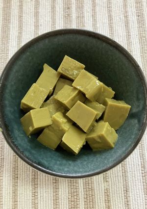 電子レンジで簡単！抹茶甘酒の寒天-レシピのメイン写真