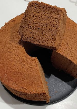 チョコレートシフォンケーキ-レシピのメイン写真