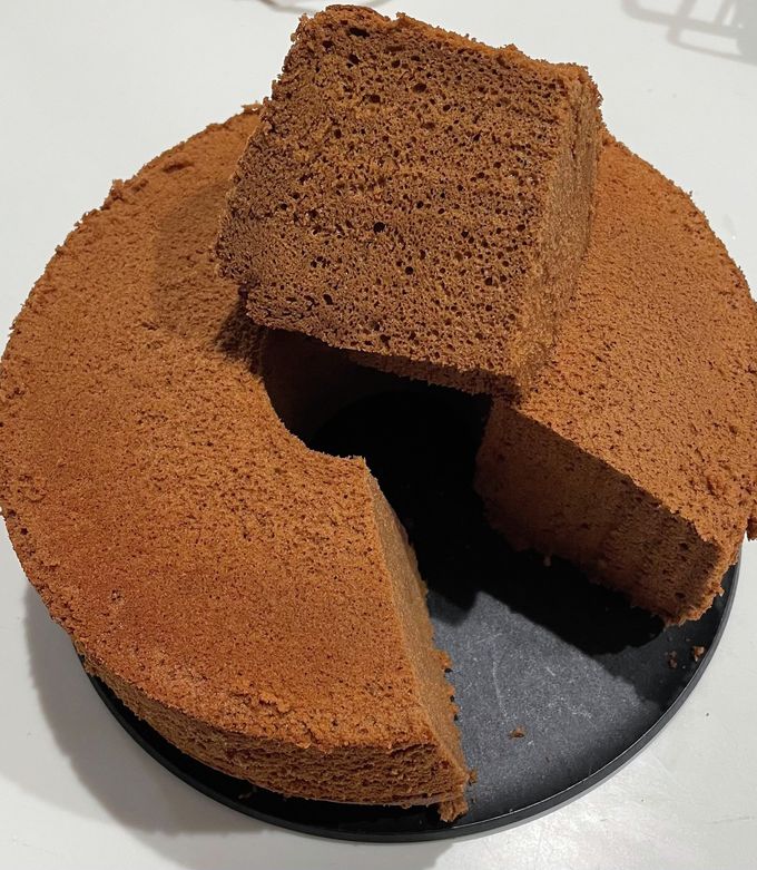 チョコレートシフォンケーキ-レシピのメイン写真