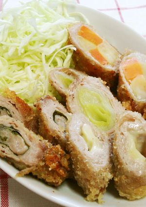 卵・小麦粉なし！サクサク・巻き巻き豚カツ-レシピのメイン写真