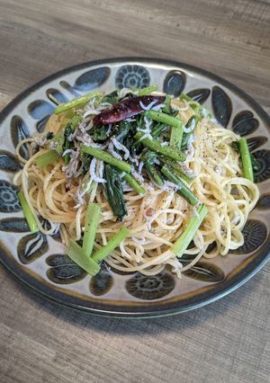 プロの味★しらすと小松菜のペペロンチーノ-レシピのメイン写真
