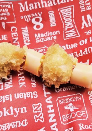 【おうち串カツ】鶉卵とチーカマ串カツ!-レシピのメイン写真
