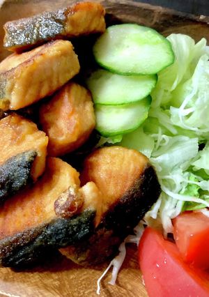 鮭のガーリックバター醤油焼き-レシピのメイン写真