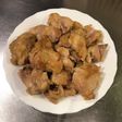 揚げない、鶏もも肉の唐揚げ風