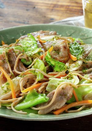 低糖質 大豆麺でつくる焼きそば-レシピのメイン写真