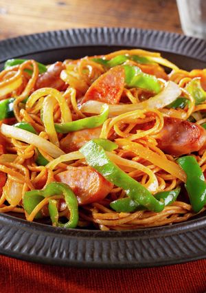 低糖質 大豆麺で作るナポリタン-レシピのメイン写真