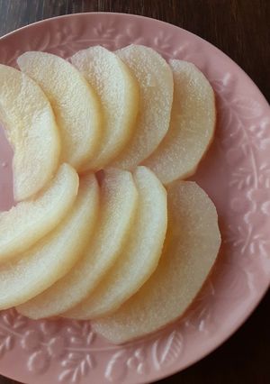 レンジで梨のコンポート-レシピのメイン写真
