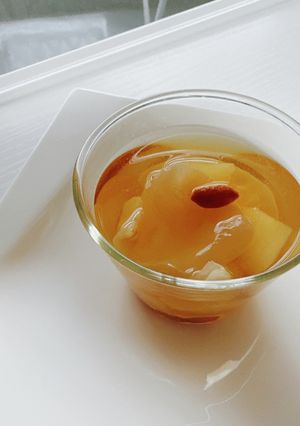 【秋の薬膳】梨と白きくらげのコンポート-レシピのメイン写真