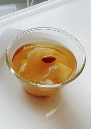 【秋の薬膳】和梨と白きくらげのコンポート-レシピのメイン写真