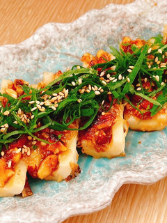 簡単おつまみ☆竹輪の味噌マヨナッツ焼き-レシピのメイン写真