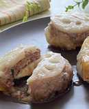 はがれにくい！蓮根のはさみ焼き