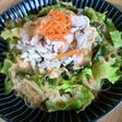 おろし豚しゃぶのサラダパスタ