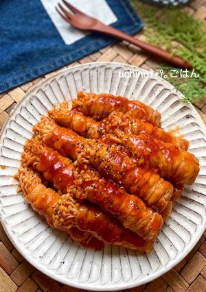 ケチャップソースがバリ旨♡えのきの肉巻き-レシピのメイン写真