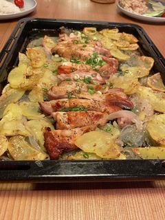 鶏もも肉とじゃがいものオーブン焼き-レシピのメイン写真