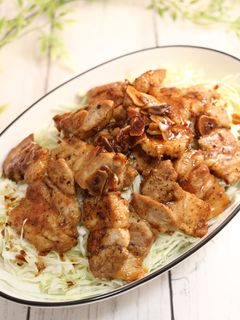 簡単!豚バラにんにくキャベツ-レシピのメイン写真