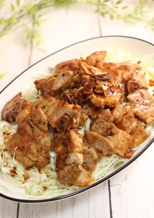 簡単!豚バラにんにくキャベツ-レシピのメイン写真