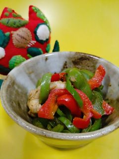 ピーマンと鶏肉のカレー炒め -レシピのメイン写真