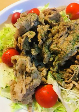 肉レシピ●豚こまぎれ肉のあまから炒め-レシピのメイン写真