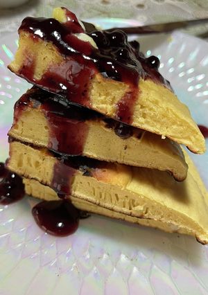 ミックスなしでホットケーキ-レシピのメイン写真