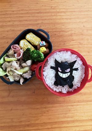 ポケモン ゲンガー キャラ弁-レシピのメイン写真