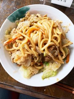 お一人様!市販の焼きそばにヘルシー隠し味-レシピのメイン写真
