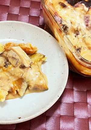 秋の味覚満載！味噌グラタン-レシピのメイン写真