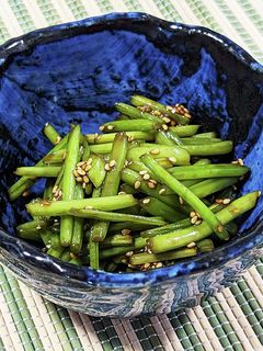 節約常備菜♡さつまいもの茎の醤油麹炒め-レシピのメイン写真