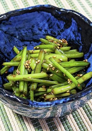 節約常備菜♡さつまいもの茎の醤油麹炒め-レシピのメイン写真